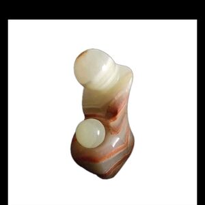 Vintage Stone Mother With Child Sculpture